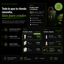 Una tienda preparada para que la hagas tuya en minutos.