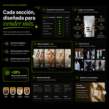 Una tienda preparada para que la hagas tuya en minutos.